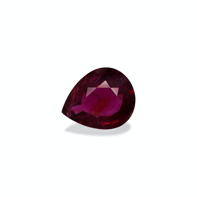 Bague De Fiançailles Diamant Lab Créé Toi Et Moi - Or Blanc 14 Carats - Taille Poire - 5 Carats
