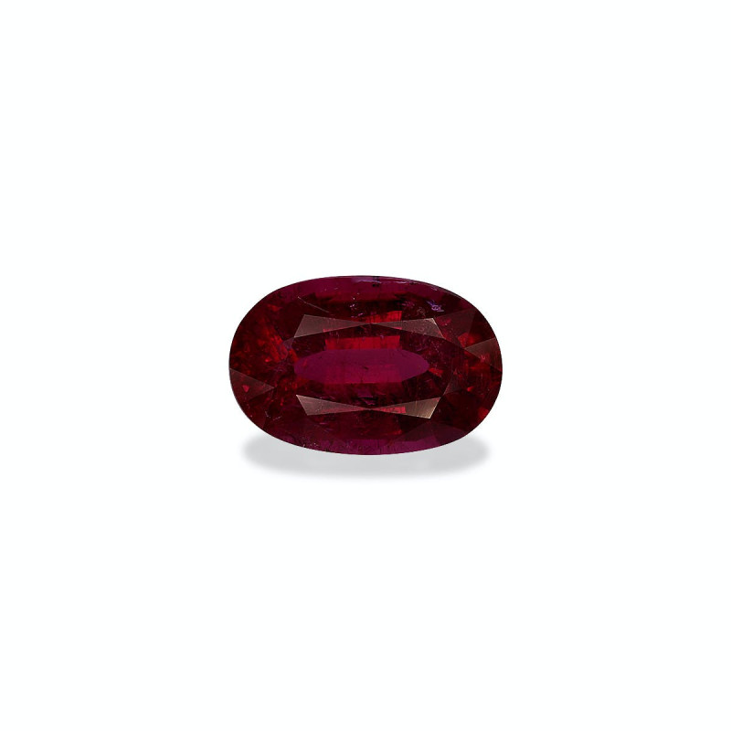 OVAL-cut Rubellite Tourmaline Red 5.46 carats