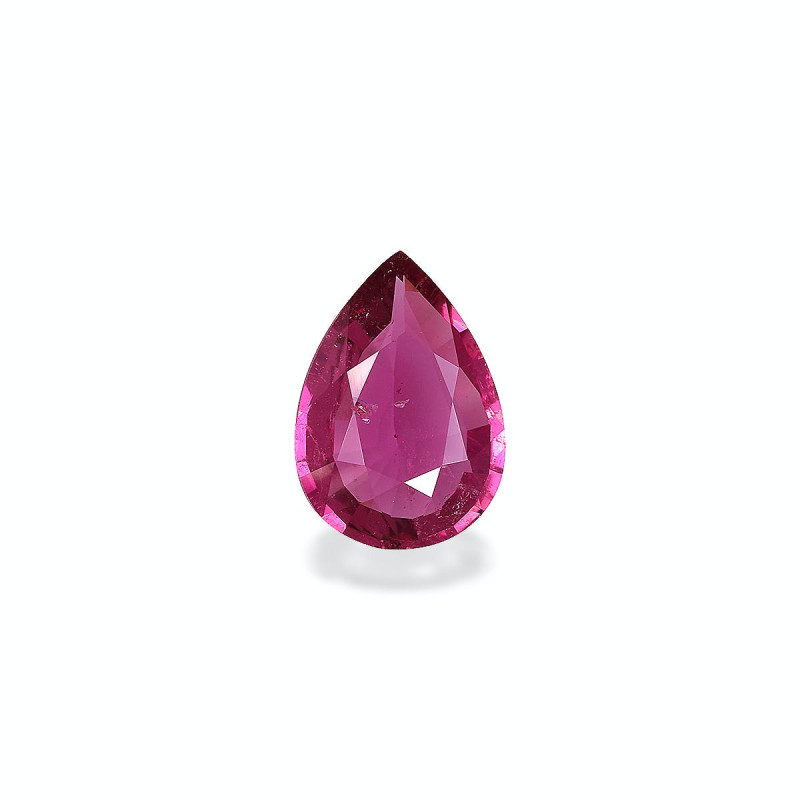 红碧榴石 taille 梨子 紫红色粉红 2.94 carats