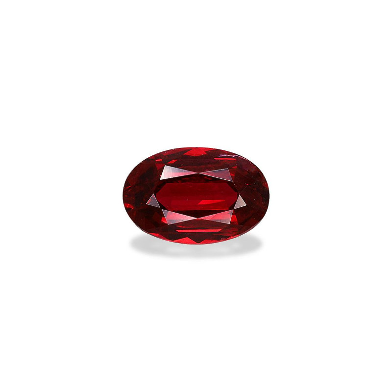 红尖晶石 taille 椭圆形 猩红色 1.30 carats
