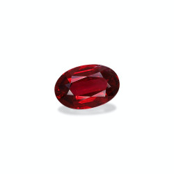 Ovale geslepen Scarlet Rode Spinel 1.30 karaat