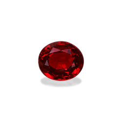 Ovale geslepen Scarlet Rode...