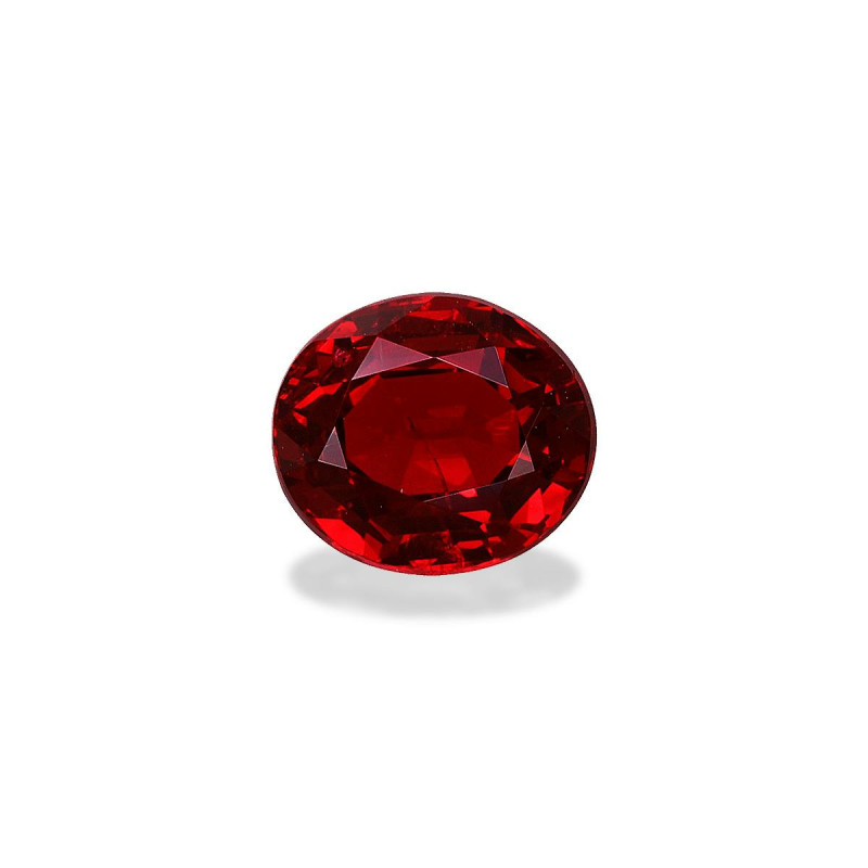 OVAL-cut Red Spinel Scarlet Red 1.25 carats