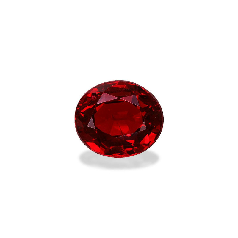 红尖晶石 taille 椭圆形 猩红色 1.25 carats