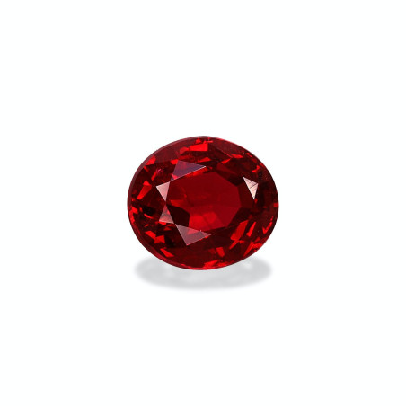 OVAL-cut Red Spinel Scarlet Red 1.25 carats