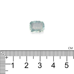 Paraiba Toermalijn Lichtgroen Kussen Geslepen 2.94 karaat
