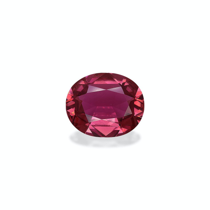 OVAL-cut Pink Tourmaline Rosewood Pink 8.78 carats