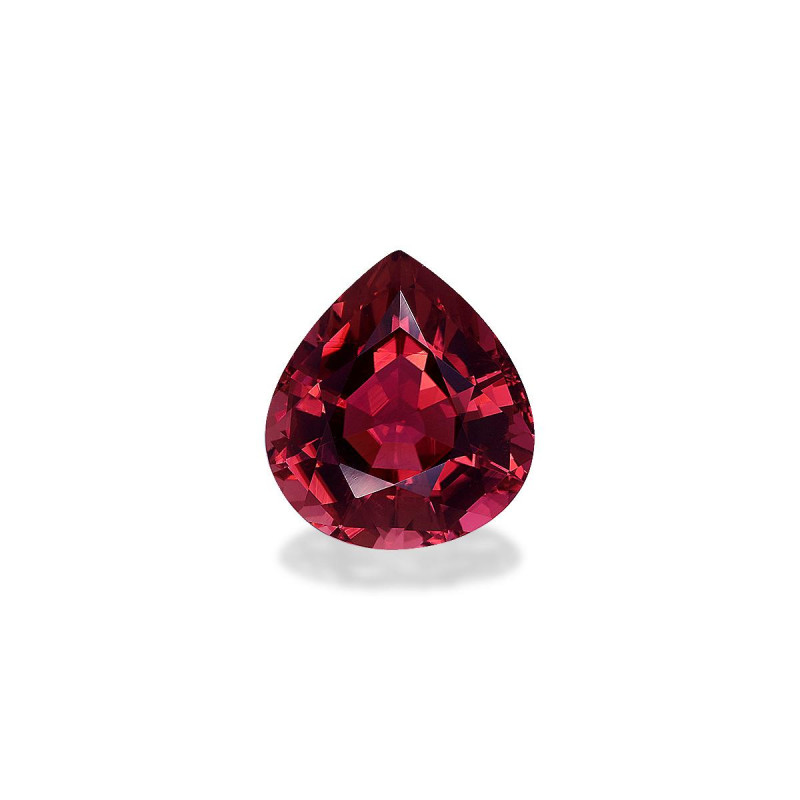 Pear-cut Pink Tourmaline Rosewood Pink 7.26 carats