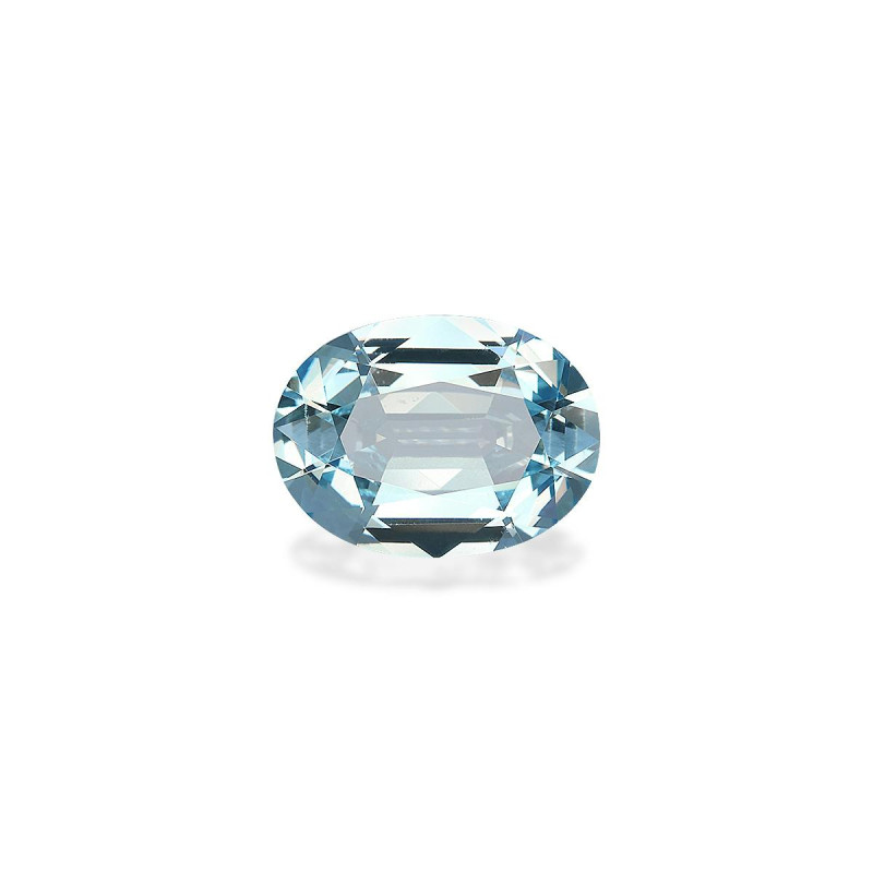 Aguamarina taille OVALE Baby Blue 6.43 carats
