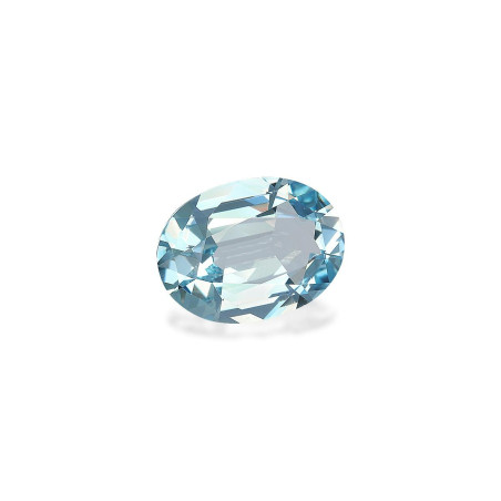 Aguamarina taille OVALE Baby Blue 6.43 carats