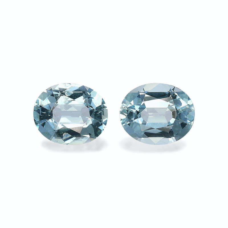 OVAL-cut Aquamarine Baby Blue 8.03 carats