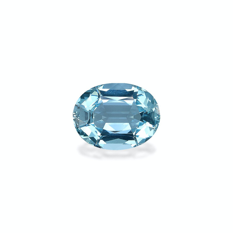 Aigue-Marine taille OVALE Bleu Ciel 11.13 carats