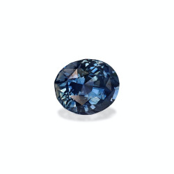 Ovale blauwe saffier Blauw 3.07 karaat