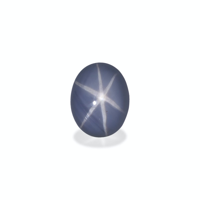 Saphir étoilé gris taille OVALE Gris 3.19 carats