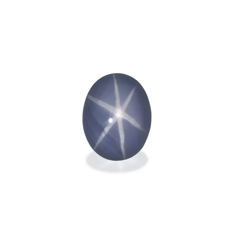 Zafiro estrellado gris taille OVALE Gris 3.19 carats