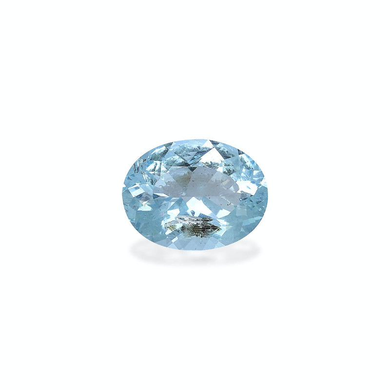 OVAL-cut Aquamarine Baby Blue 6.23 carats