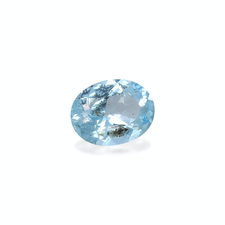 Aquamarin lengte OVAL Baby blau 6.23 karaten