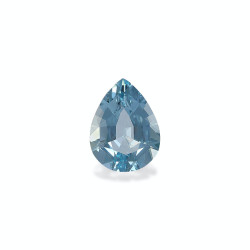 梨形切割宝宝蓝色海蓝宝石3.95克拉