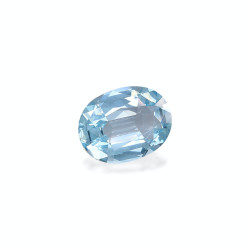 Ovaal geslepen Baby Blauwe Aquamarijn van 4,46 karaat