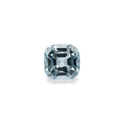 枕头切割宝石蓝色海蓝宝石3.65克拉