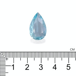 Peervormige Baby Blauwe Aquamarijn van 5,76 karaat