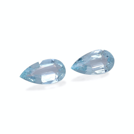 Aguamarina taille Poire Baby Blue 3.62 carats