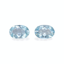 OVAL-cut Aquamarine Sky...