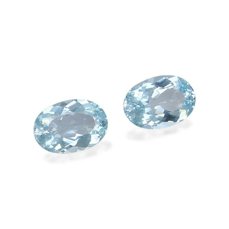 Aguamarina taille OVALE Bleu Ciel 8.34 carats