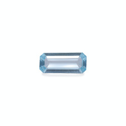 矩形切割宝石蓝色海蓝宝石3.76克拉