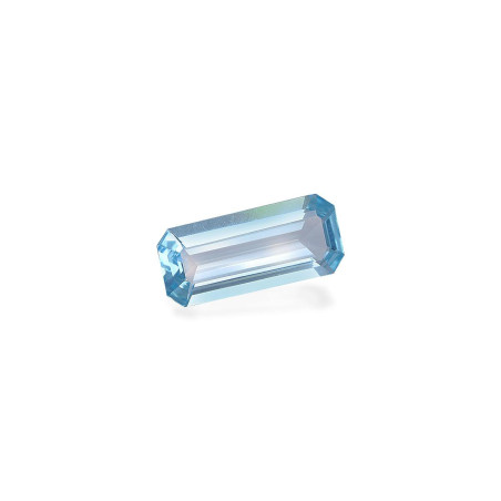RECTANGULAR-cut Aquamarine Baby Blue 3.76 carats