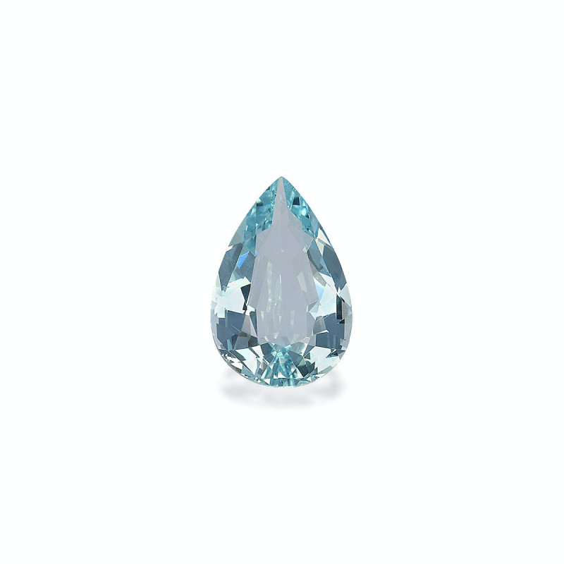 Aguamarina taille Poire Bleu Ciel 4.29 carats
