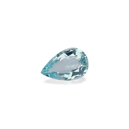 Aguamarina taille Poire Bleu Ciel 4.29 carats