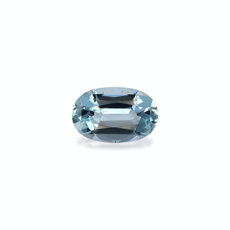 OVAL-cut Aquamarine Baby Blue 2.68 carats