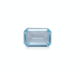 矩形切割宝石蓝色海蓝宝石4.56克拉