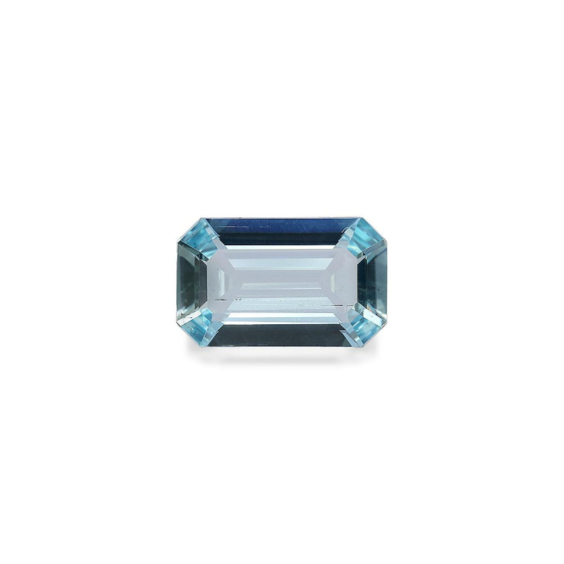 RECTANGULAR-cut Aquamarine Baby Blue 2.52 carats
