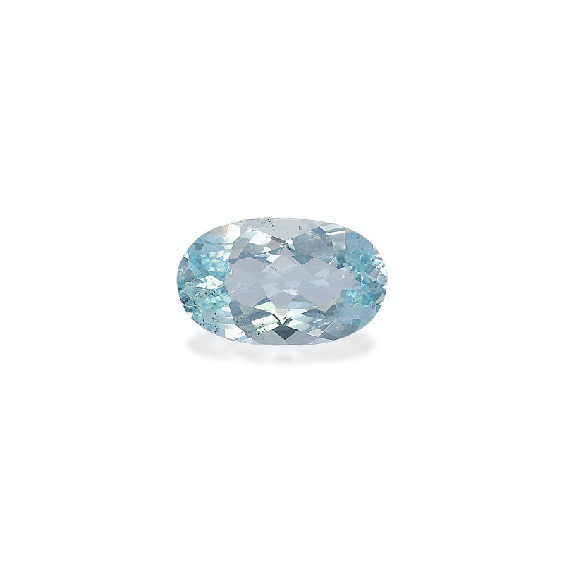 OVAL-cut Aquamarine Baby Blue 1.78 carats