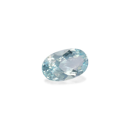 Aguamarina taille OVALE Baby Blue 1.78 carats