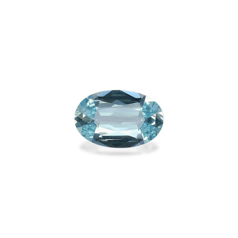 Aquamarin lengte OVAL Baby blau 1.75 karaten