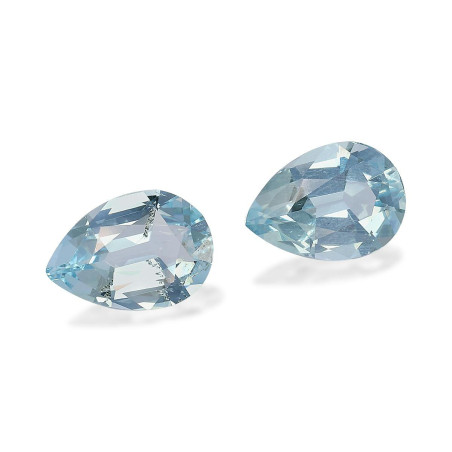 海蓝宝 taille 梨子 蔚蓝色的婴儿 2.63 carats