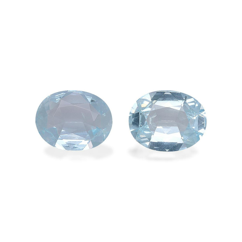Aquamarin lengte OVAL Baby blau 4.15 karaten