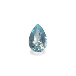 梨形切割宝宝蓝色海蓝宝石3.92克拉