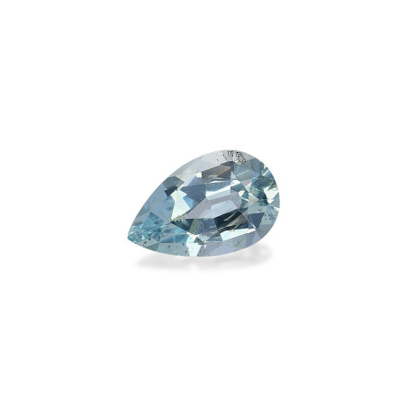 Aquamarin lengte Birne Baby blau 1.80 karaten