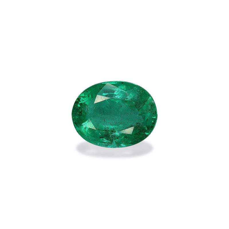 Emeraude de Zambie taille OVALE 绿色 4.54 carats