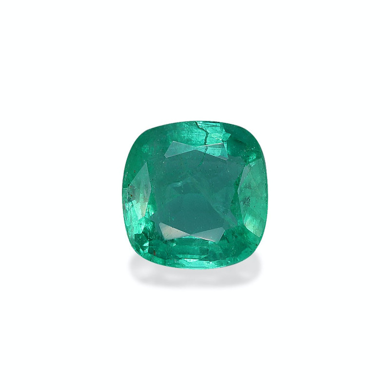 CUSHION-cut Zambian Emerald Green 1.53 carats