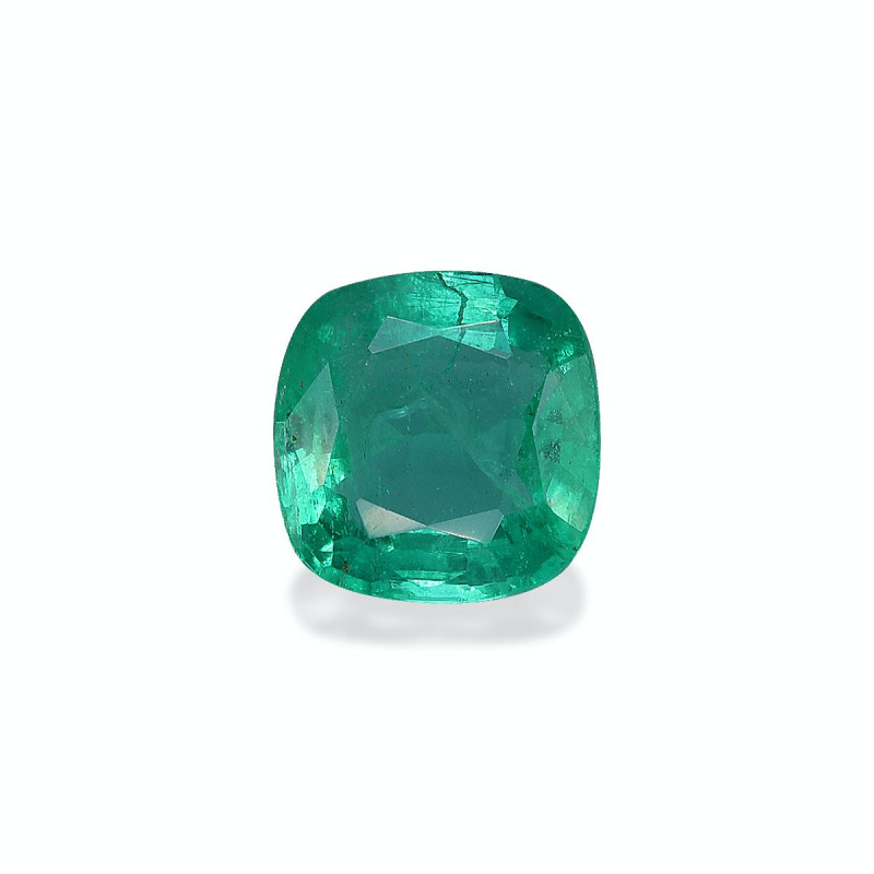 Émeraude Naturelle De Zambie 1,30 Carats - Forme Poire Huilée - + 2 Rubis Bruts En Cadeau