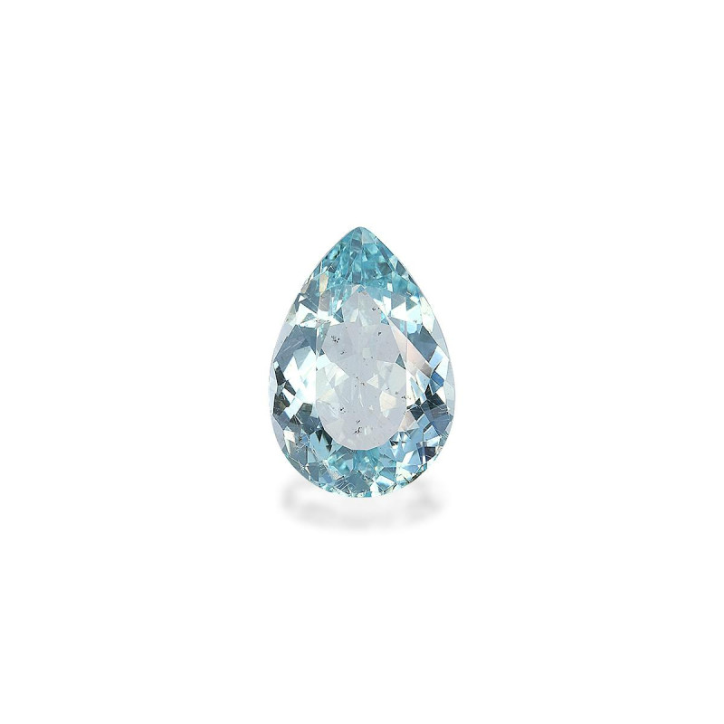Hemelblauwe peervormige Aquamarijn van 4,76 karaat