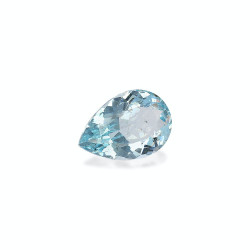 Hemelblauwe peervormige Aquamarijn van 4,76 karaat
