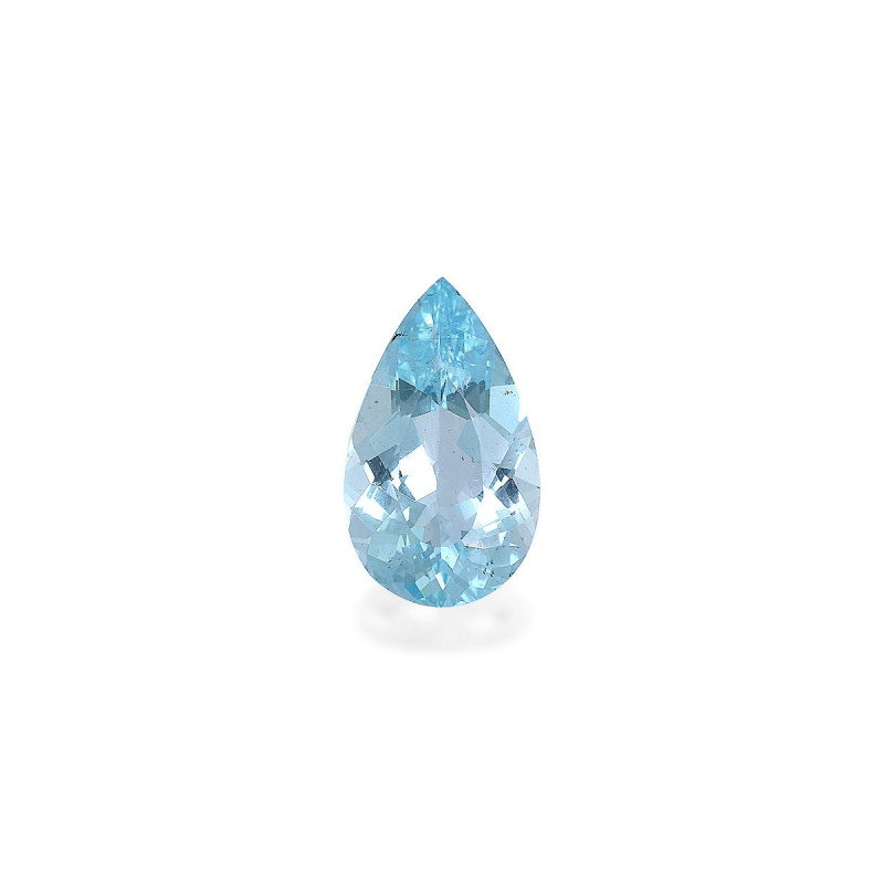 Aquamarin lengte Birne Baby blau 3.63 karaten