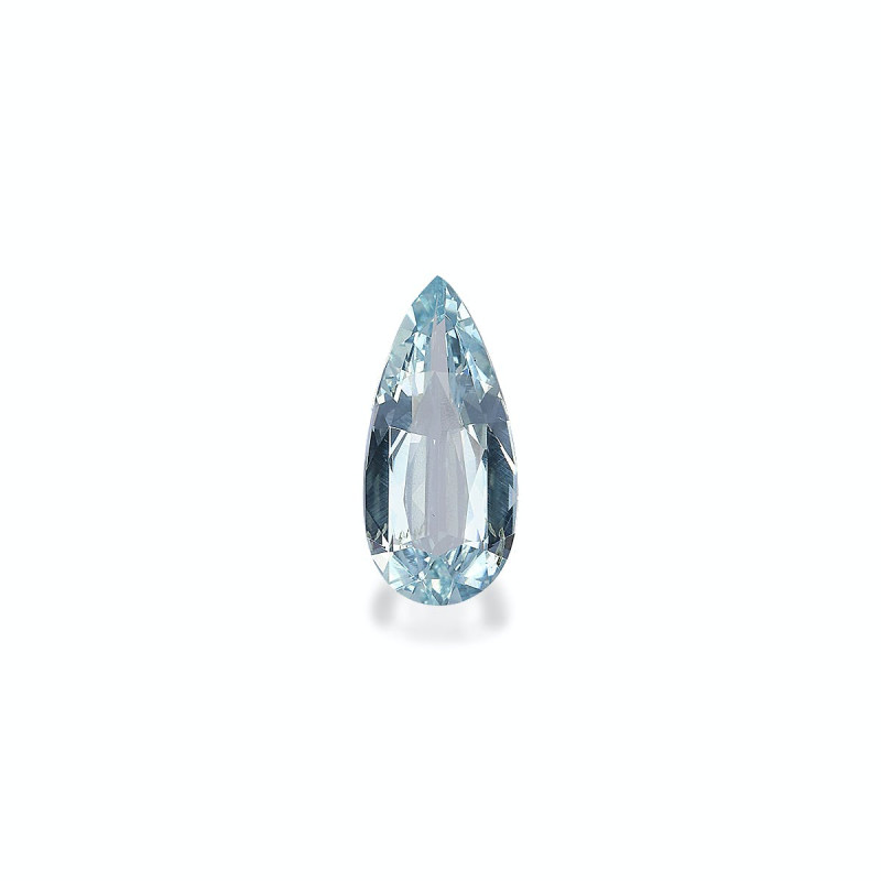 Pear-cut Aquamarine Sky Blue 1.44 carats