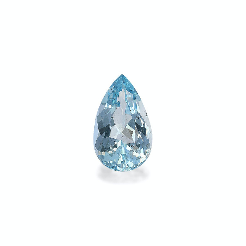 Aquamarin lengte Birne Baby blau 6.17 karaten